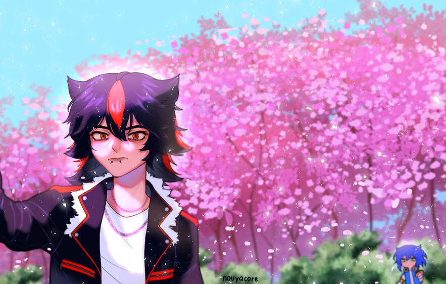 cherry blossom - sonic fanart